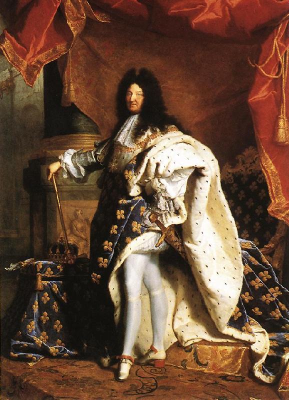 RIGAUD, Hyacinthe Portrait of Louis XIV gfj France oil painting art